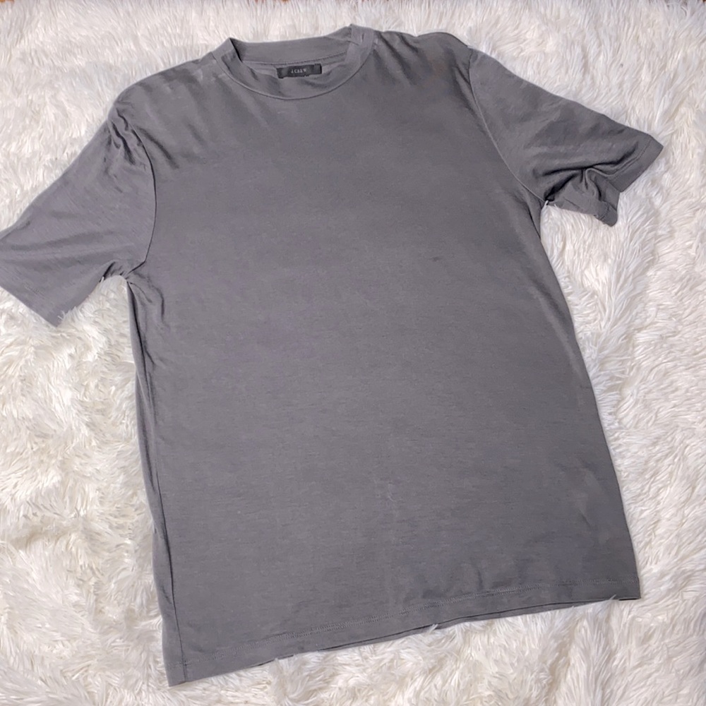 J. Crew Gray Short Sleeve Tee Size Medium